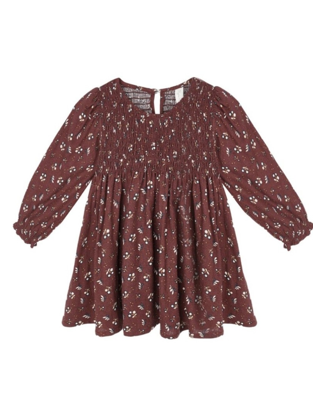 Rylee + Cru Capri dress in Harvest Berry, 12-18 months